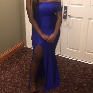 Royal blue Fashion Nova Dress